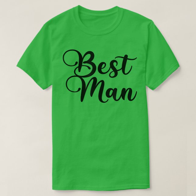 Mans Bästa Man Brud Och Brudgum Tröjor Bröllopsjub (Design framsida)