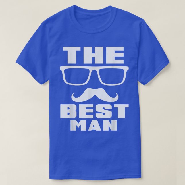Mans bästa mans siterpartaj  t shirt (Design framsida)