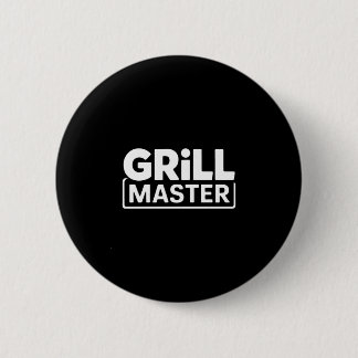 Mans bbq grillmästare bakgårdsbarbecue rökkung knapp