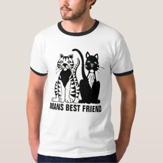 Mans Best Friend, Cat T_shirts T Shirt