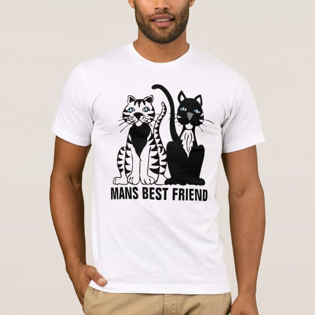 Mans Best Friend, Cat T_shirts T Shirt (Framsida)