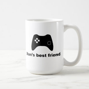 Man's Best Friend Funny Gamer Mugg