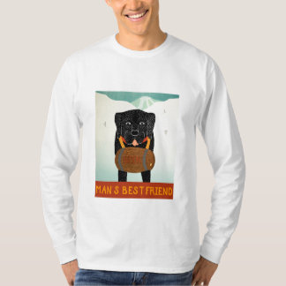 Mans Best Friend - Långlivad T-Stephen Huneck Tee Shirt