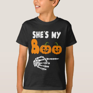 Mäns boo matchande halloween pyjamas par boo t shirt