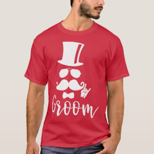 Mans bröllopsgåva äktenskap gåva brudgum par förlo t shirt