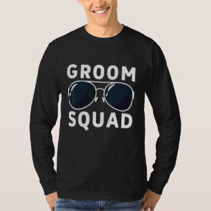Mäns Bröllopsteam Solglasögon Svägerska Fest T Shirt
