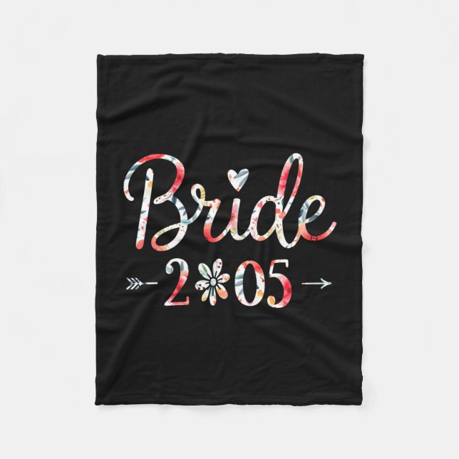 Mans brud är 2025 gift bröllop brudfest fleecefilt (Framsidan)