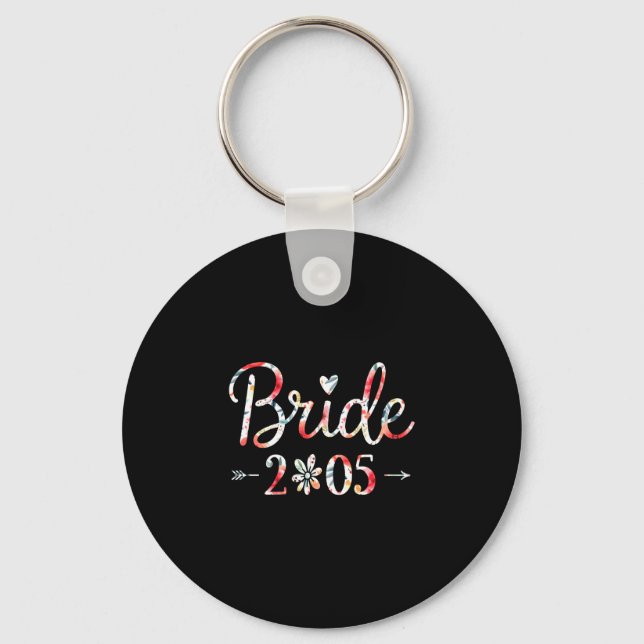 Mans brud är 2025 gift bröllop brudpartaj nyckelring (Framsida)