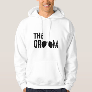 Mans Brudens Coola Solglasögon Roligt Svärtning Br Hoodie