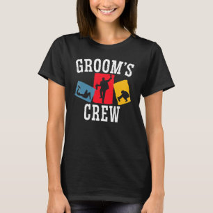 Mäns Brudgum Crew Brudgumssällskap Svärmor Kväll B T Shirt