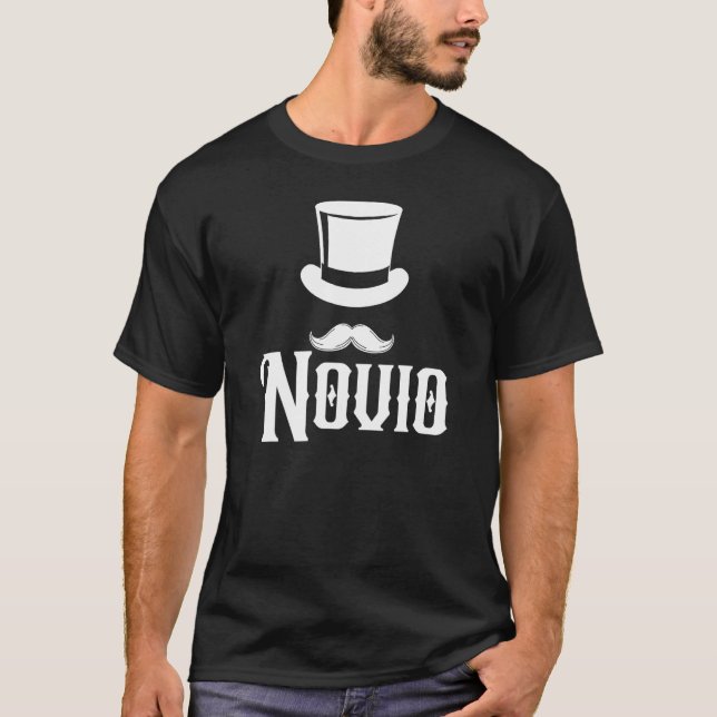 Mans Brudgum Equipo Team Spanska Bachelor Del T Shirt (Framsida)