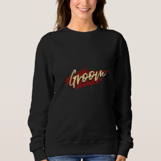 Mans Brudgum Retro Svärtningsparty T Shirt