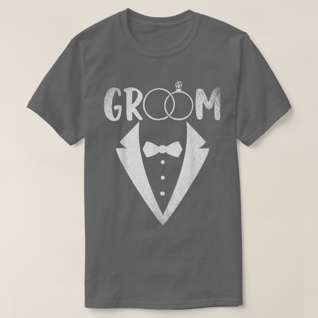 Mans Brudgum Sällskapsfest Äktenskap Bröllop Möhip T Shirt (Design framsida)