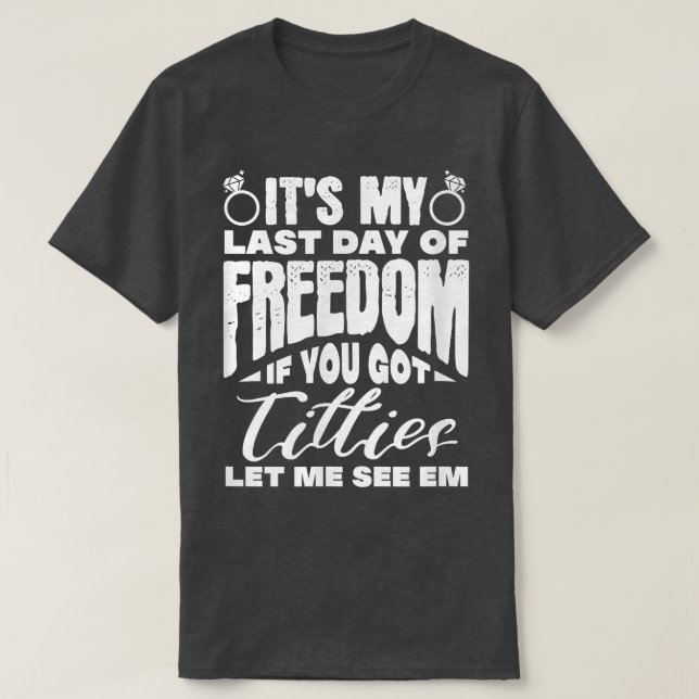 Mans brudgumme möhipparty bröllop äktenskap  t shirt (Design framsida)