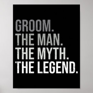 Mans brudgummen mannen myten legenden ungkarl poster