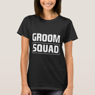 Mans brudgumssquad brudgummar lag grupp ungkarl t shirt
