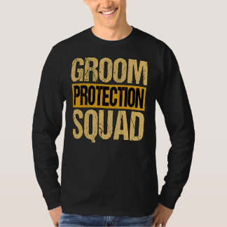 Mans Brudskyddssquad Sängkammarparty T Shirt