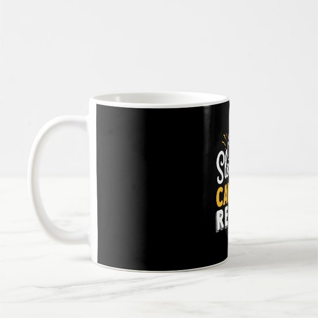 Mans camping lägereld camp liv skog campingplats kaffemugg (Vänster)