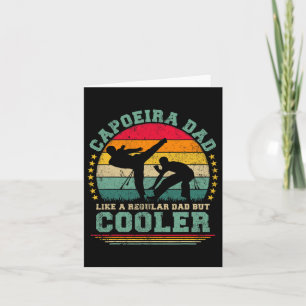Mäns Capoeira kampsportälskare Vintage Capoeira D Kort