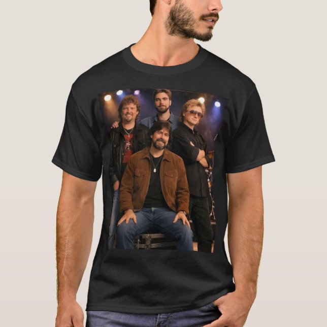 Mäns country-legender t-shirts (Framsida)