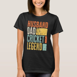 Mäns Cricket Make Husfar Legendarisk Pappa Bästa R T Shirt