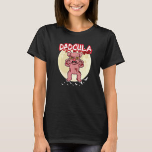 Mans Dadcula Dracule Vampire Pappa Halloweenfest F T Shirt