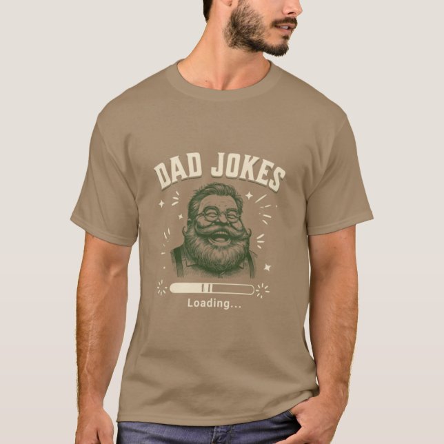 Mäns "Dåliga skämt" Lömsk leende t-shirt - Gritty (Framsida)