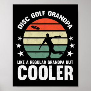 Mans Disc Golf Farfar Disc Golfing Farfar Fr Poster