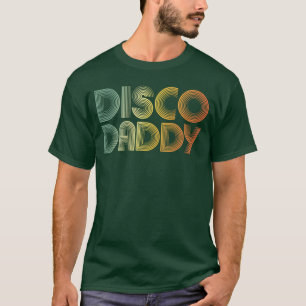 Mans Disco Daddy Retro 60-70-tals Kostym Pappa F T Shirt