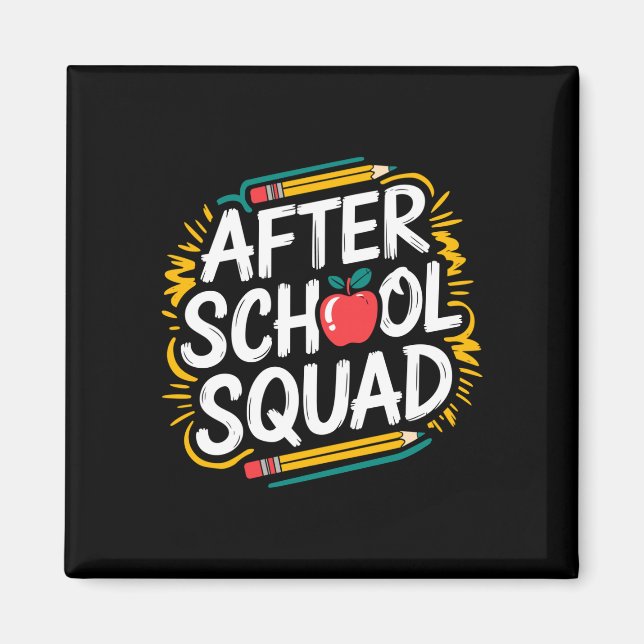 Mäns efter skolans program undervisning och team e magnet (Framsidan)