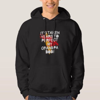 Mäns Farfar Bod Tyngdlyftare  Gag Träning Gym Gr Hoodie
