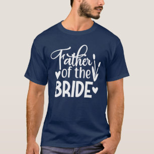Mans Farfar Brudens Fader Matchande Bröllop Och Ba T Shirt