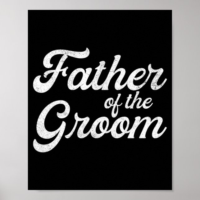Mans farfar brudgum T-shirts för män roliga Poster (Framsidan)