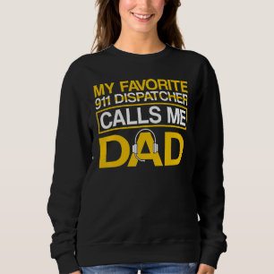 Mans Favorit 911 Disponent Kallar Mig Pappa 911 Di T Shirt