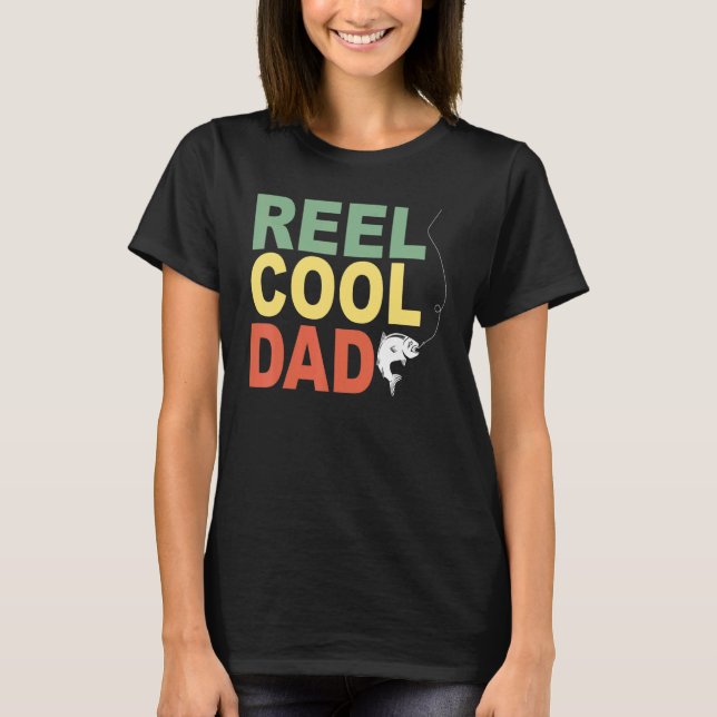 Mäns fiske påvligt fiske t shirt (Framsida)