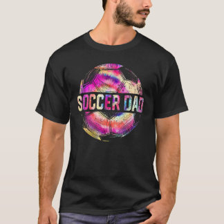 Mäns fotbolls pappa Fotboll Tie Dye Pappa Pappa V T Shirt