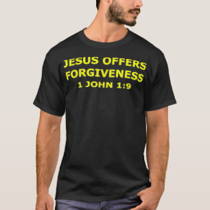 Mäns gatumission t-shirt JESUS ERBJUDER FÖRLATELSE
