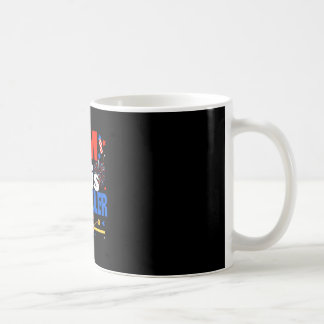 Mäns gnist USA par matchande par 4 juli Kaffemugg