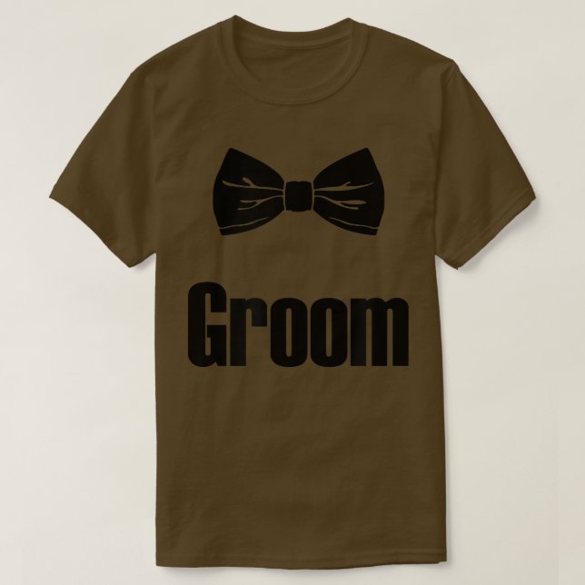 Mans Groom, Svärmannafest, Män, Roliga Matchande G T Shirt (Design framsida)