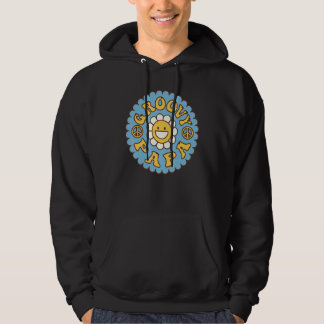 Mäns Groovy Pappa 70-talets estetik Nostalgi 1970- Hoodie