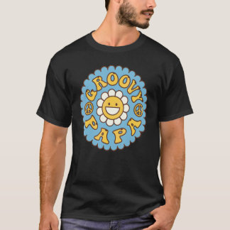 Mans Groovy Pappa 70-tals Estetik Nostalgi 1970-ta T Shirt