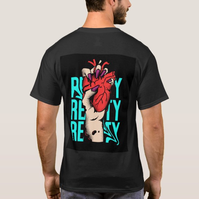 Mans halvärmad skjorta  t shirt (Baksida)
