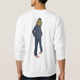 mans hoodie lång ärmad tröja