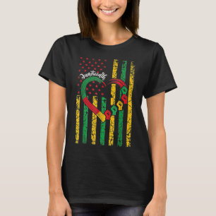 Mäns Juneteenth Kvinnor Juneteenth Afroamerikansk T Shirt