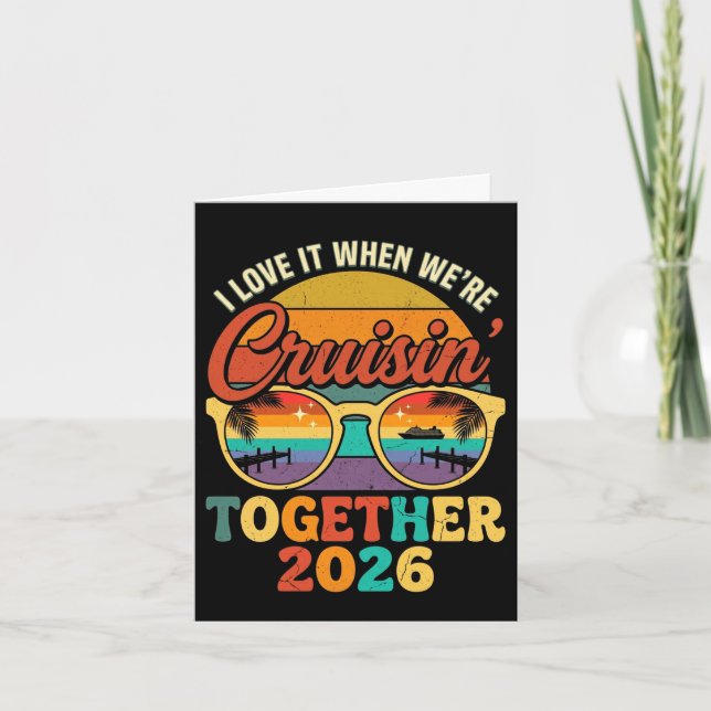Mäns kärlek när de cruisar tillsammans 2026 matcha kort (Framsida)
