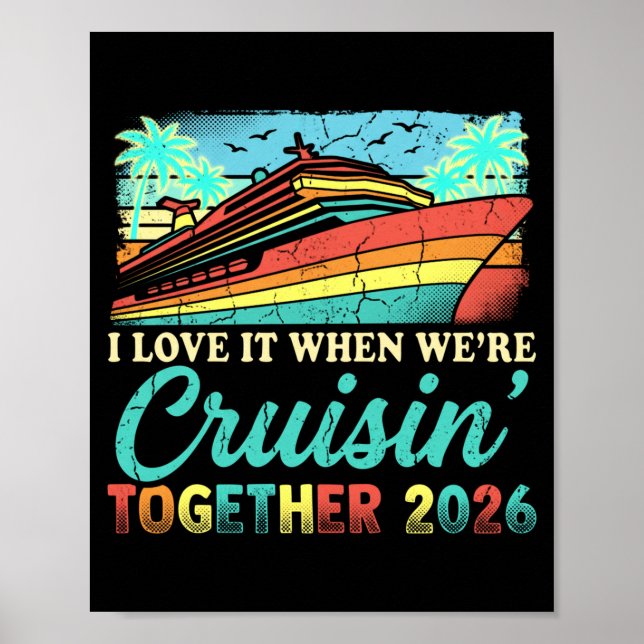 Mäns kärlek när de cruisar tillsammans 2026 matcha poster (Framsidan)