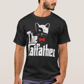 Mäns kattfadern , Roligt kattpappapresent  T Shirt