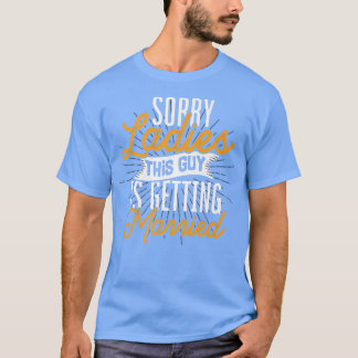 Mäns ledsen damer brudgummens äktenskap roliga möh t shirt