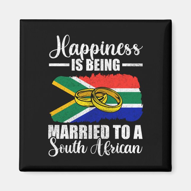Mäns lycka är att vara gift med en sydafrikan magnet (Framsidan)