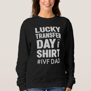 Mäns lyckliga överföringsdag ivf pappa ivf par t shirt